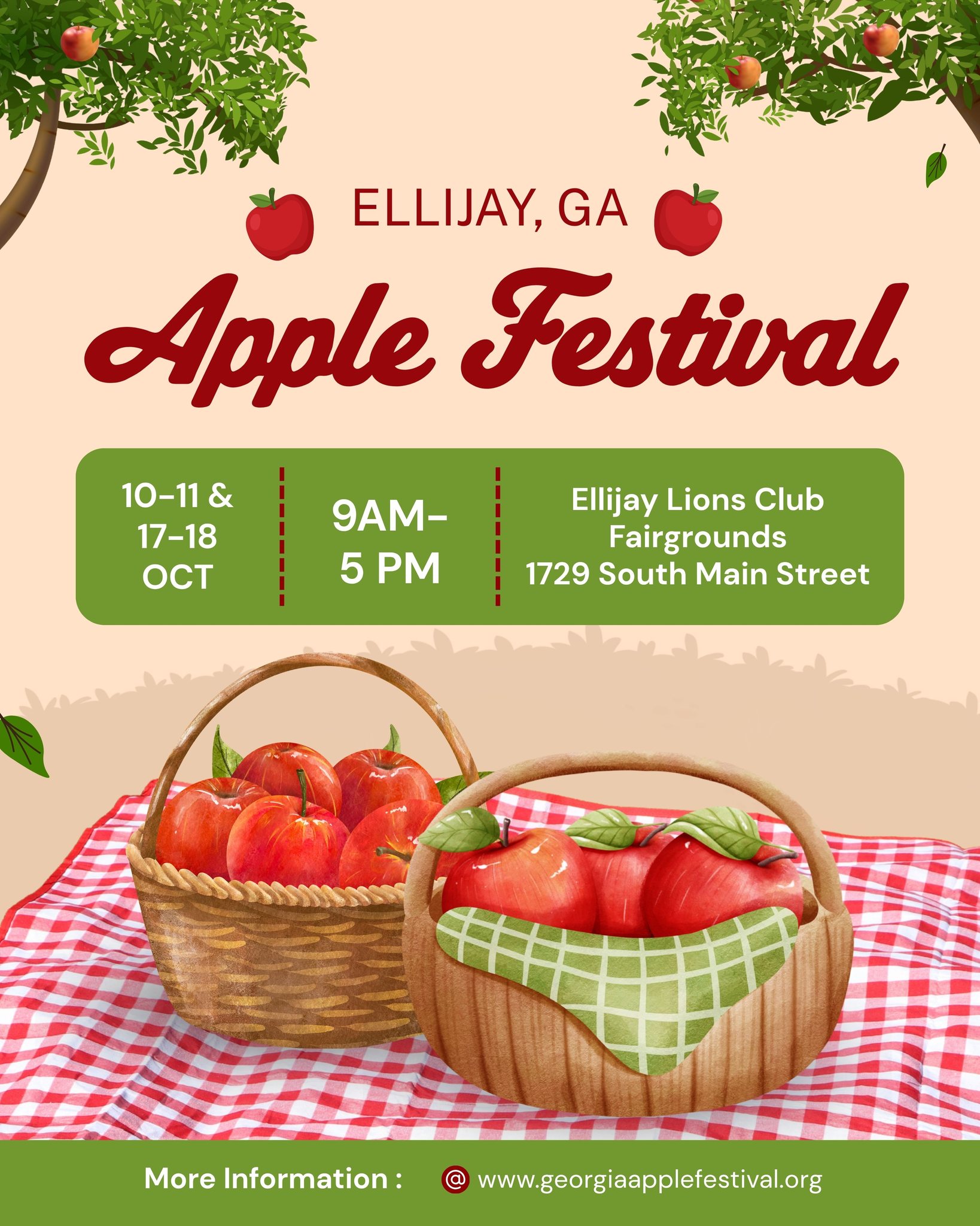 **Fall is festival season in Ellijay, Georgia!** Two popular celebrations are taking place throughout town…
